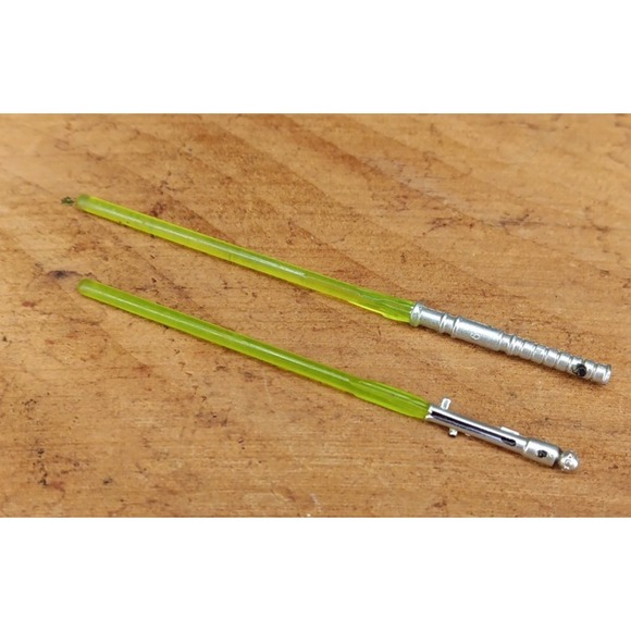Lego Other - Lot Of 2 Green Light Saber Lego Minifigures Star Wars Replacement Parts Toys